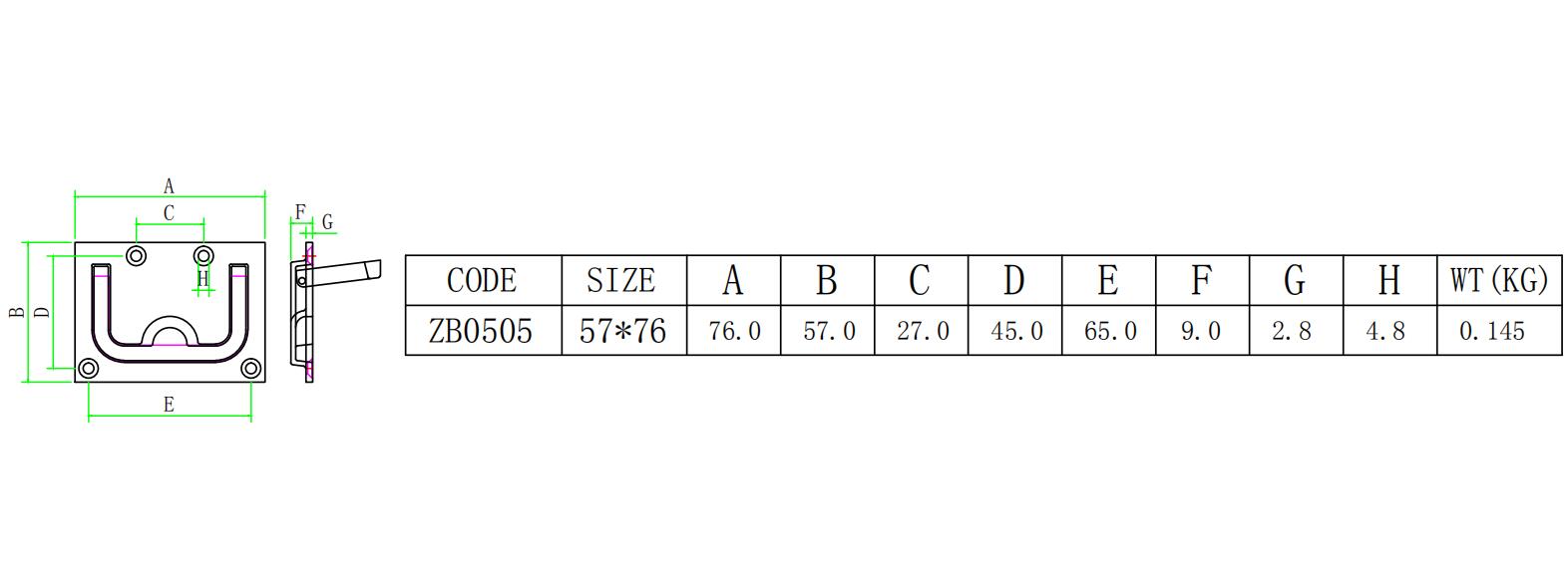 Strukturdesign und Dimensions&uuml;bersicht f&uuml;r Schiffsverschl&uuml;sse